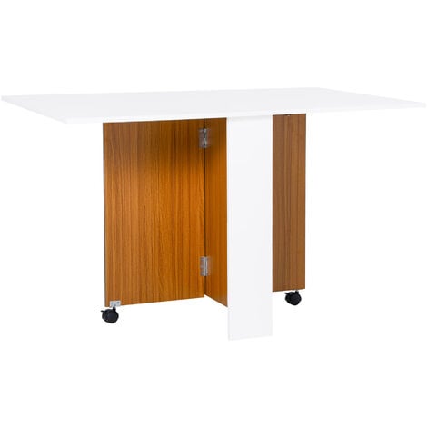 Tavolino Pieghevole da Balcone in legno di acacia richiudibile 64x45x87cm
