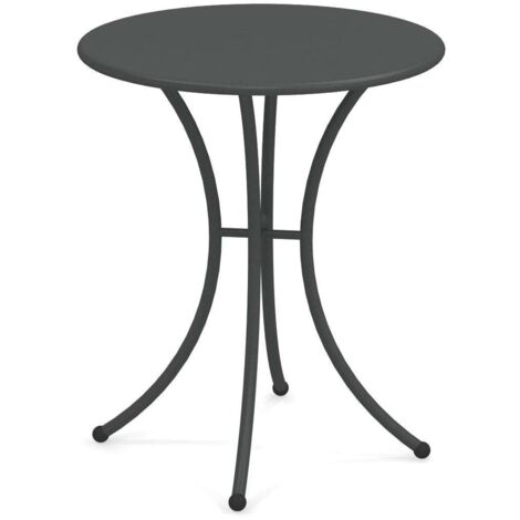 Tavolo pigalle emu diametro 60 cm ferro antico per arredo esterno giardino casa