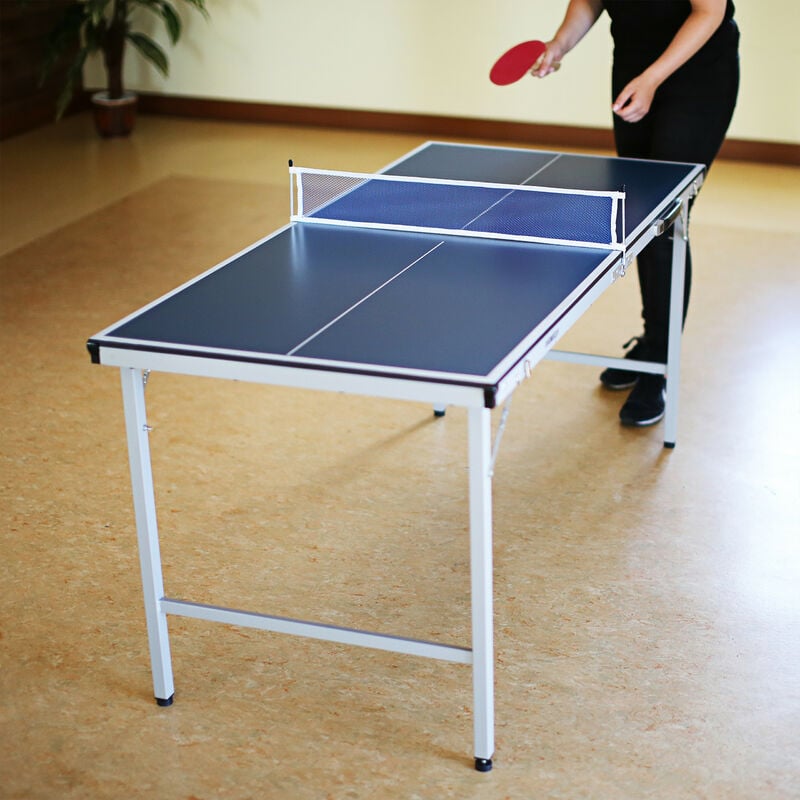 Tavolo Ping Pong Indoor Blu Misure 150 X 67 X 71 Cm