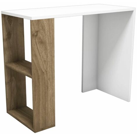 Tavolo Portacomputer Nano 90x40x75 cm Bianco Homemania - Bianco