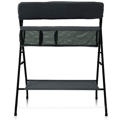 Tavolo portatile per la cura dei pannolini Pieghevole  7955.596cm Grigio e nero