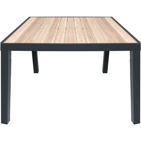 TAVOLO PORTOFINO 100X100XH74CM GRIGIO SCURO CON DO
