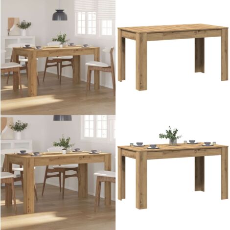 Tavolo Pranzo Artigianale 140x74,5x76 cm Legno Multistrato - Tavolo in truciolato - Tavolo in legno multistrato