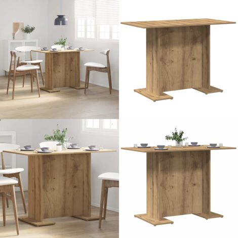 Tavolo Pranzo Rovere Artigianale 110x60x75 cm Legno Multistrato - Tavolo da pranzo in truciolato - Tavolo da pranzo Minimalista