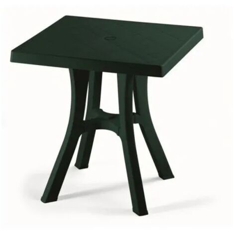 Tavolo quadrato 80x80 altezza 72 cm plp componibile verde nilo - ipae-progarden