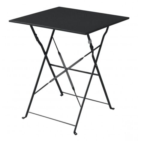 MOIA SPA Tavolo quadrato da giardino 60x60 cm in ferro antracite - Macerata