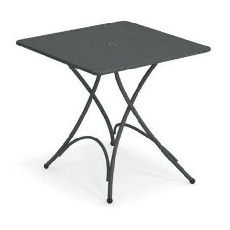 Tavolo Quadrato Pigalle 76x76 cm - Ferro Antico