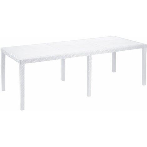 Tavolo queen bianco 220x90x72 h con prolunga