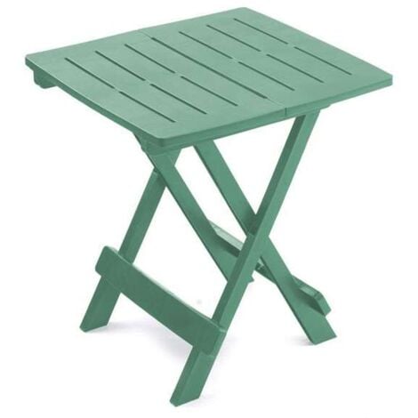 Tavolo Resina Pieghevole Adige Verde 44X44 Progarden