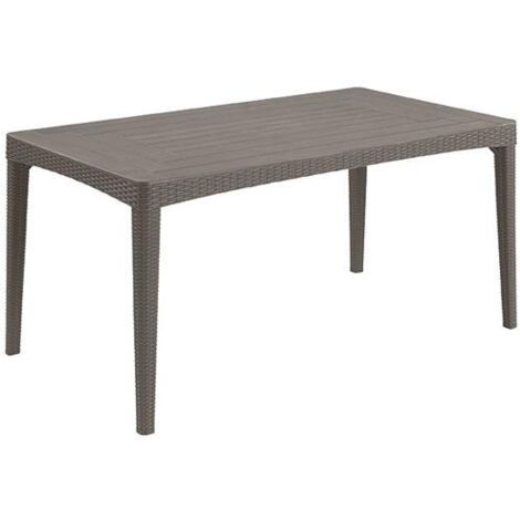 TAVOLO RESINA RETTANG.160X90CM KETER GIRONA CAPPUCCINO