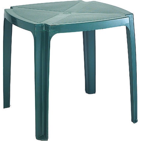 PROGARDEN Tavolo da giardino 75x75 verde cm.75x75x72h. - cm.75x75x72h. - peso kg.5,9