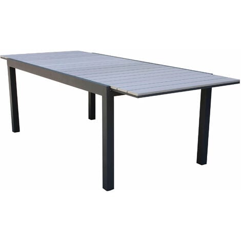 Tavolo alluminio allungabile da esterno a 330
