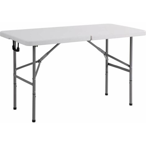 Tavolo rettangolare con piano e gambe pieghevoli cm 61 x 122 x h. 74