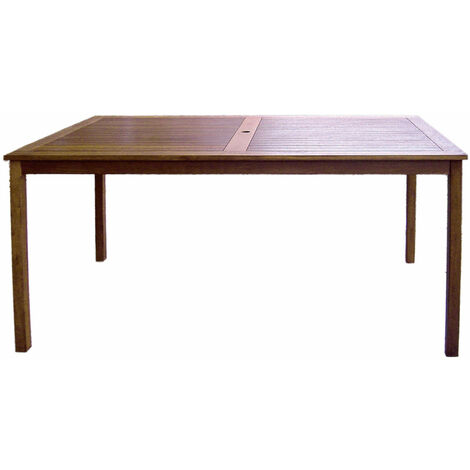 Tavolo Rettangolare da Giardino 150x90 cm in Legno di Acacia Morel
