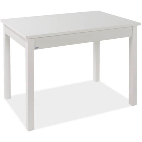 Tavolo rettangolare Firenze 110x70 colore bianco frassinato