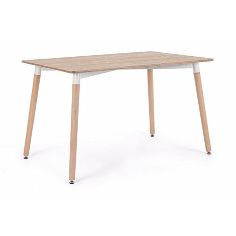 Tavolo Rettangolare Fisso 120x80x74 cm David in Legno