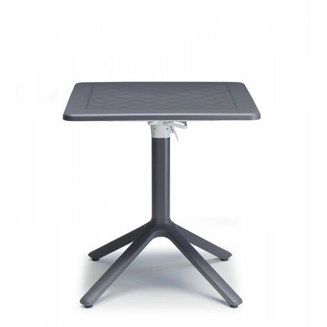 Tavolo ribaltabile Eco 70x70 cm antracite - Antracite