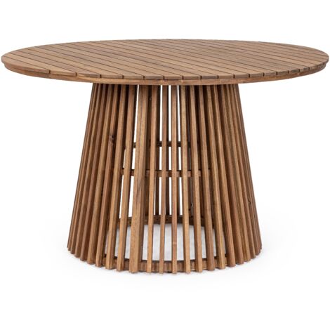 Tavolo "Rodano" in legno di acacia con finitura ad olio per arredo casa -220 x h 74 cm