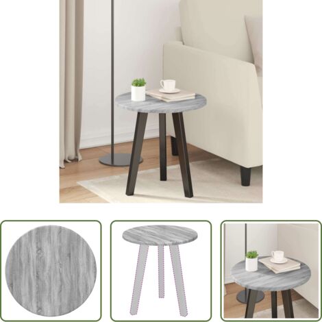 Tavolo rotondo -  Piano del tavolo Grigio sonoma 40 x 40 x 1,5 cm