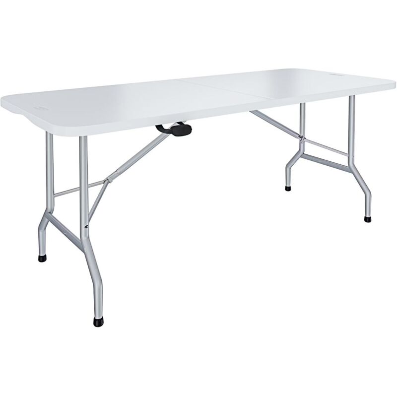 Tavolo Pieghevole In Plastica Hdpe 180x75 Rettangolare Cilvani
