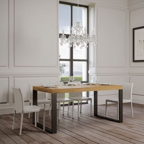 Tavolo TECNO 90X160 Quercia Natura allungabile a 264 cm