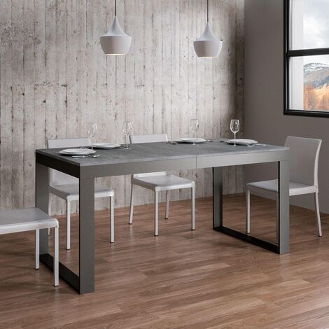 Tavolo TECNO EVOLUTION 120 allungabile fino a 224cm CEMENTO