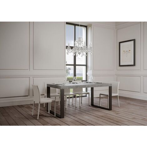 Tavolo TECNO PREMIUM 130 allungabile fino a 234 cm  CEMENTO