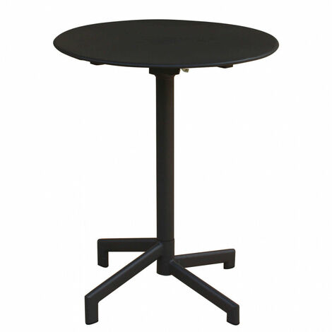 Tavolo Vega Ø60x74 h cm in Acciaio Grigio scuro