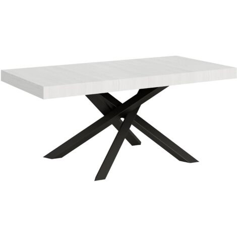 Tavolo VOLANTIS 90X180 Bianco Frassino allungabile a 284 cm