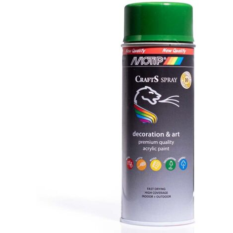 Tavolozza di vernice spray acrilica RAL 6029 Verde 400 ml CRAFTS