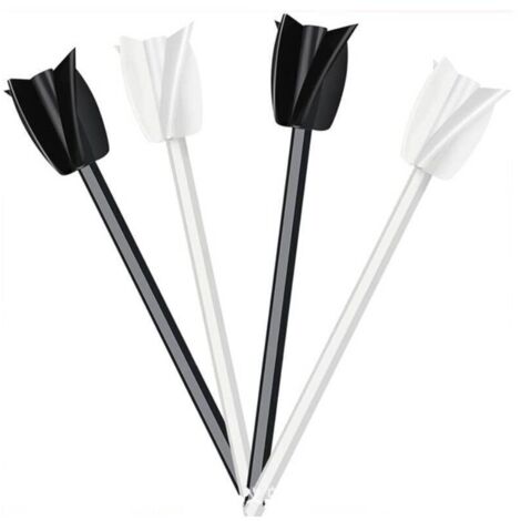 Tavolozza per miscelare resina, 4 tavolozze riutilizzabili per miscelare colori, accessorio multiuso per miscelare resina, vernice, silicone, smalto ceramico (nero + bianco)