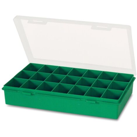 Tayg 060106 pieza pequeña y caja de herramientas Plástico Verde, Transparente