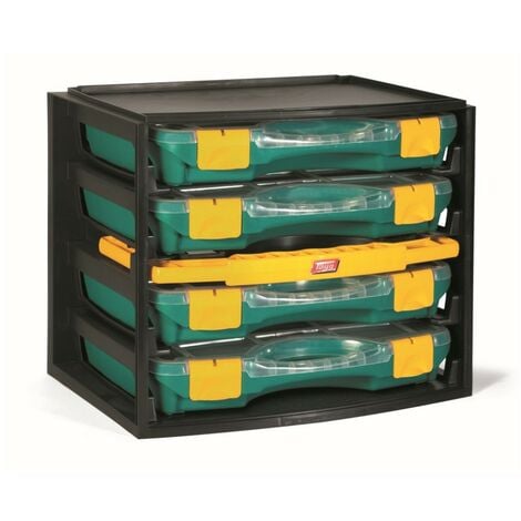 Tayg 1 Multibox con 4 Estuches con separadores móviles 22-26, 335x250x275mm + Estuche con separador fijo n.13-32, 330 x 247 x 54 mm