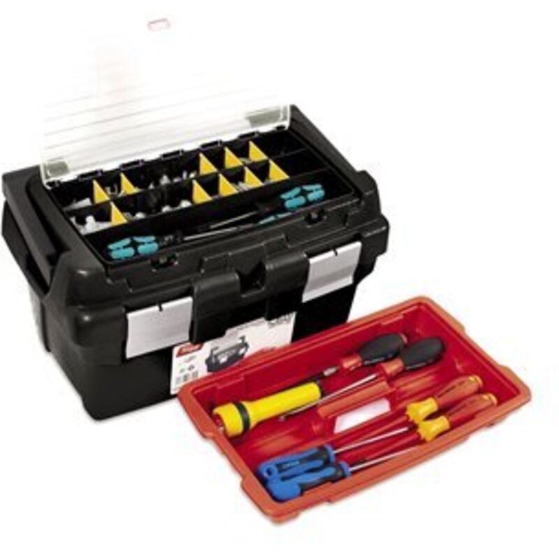 Outifrance - Boîte à Outils Avec 1 Casier Et Poignée 45 Cm