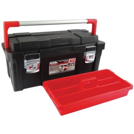 TAYG - Boite a outils 650 x 300 x 295 mm plastique et aluminium