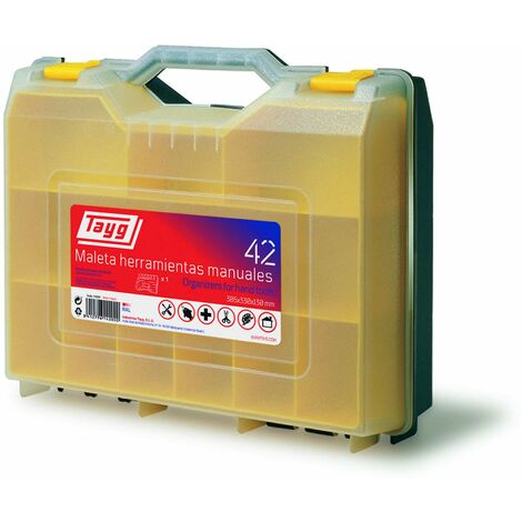 Tayg CASE4 Valigetta per Attrezzi con portaminuteria Nº42, Giallo