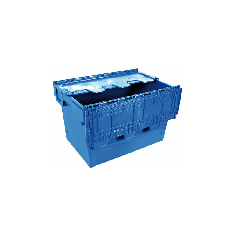 Image of Industrias Tayg - scatola di stoccaggio e trasporto in polipropilene blu 600 x 400 x 340 mm - 266003