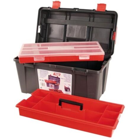 Tayg Werkzeugkasten - 480 x 258 x 255 mm - mit Tragekasten und Sortimentskasten - 31,5 L