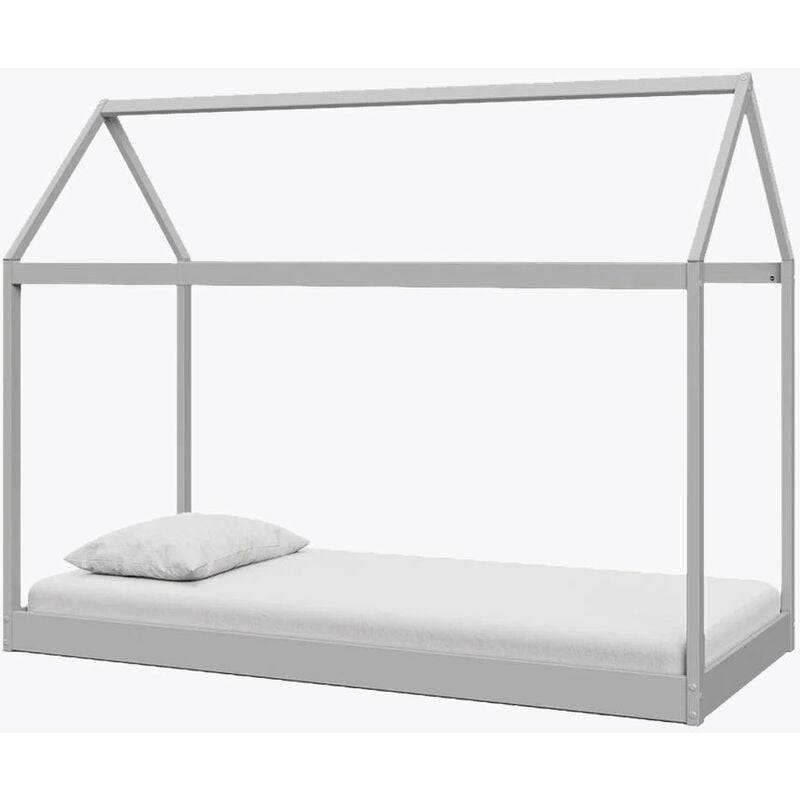 Taylor Grey Wooden Kids House Bed