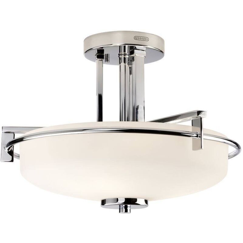 Elstead - Taylor 3 Light Semi Flush Light - polerad kromfinish, G9