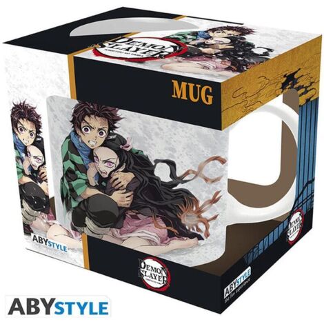 Taza abystyle demon slayer 320ml cerámica mate