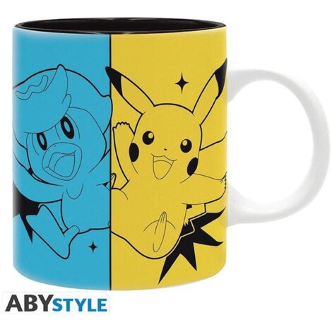 Taza abystyle pokemon -  iniciales escarlata