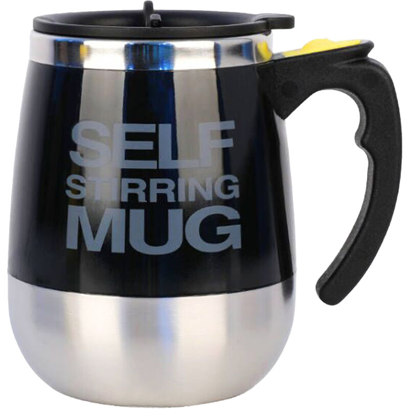 Taza Autoagitadora De 400 Ml Con Tapa Agitación Automática Taza De Café Eléctrica De Acero Inoxidable Taza De Café Automezclante Para Café Leche