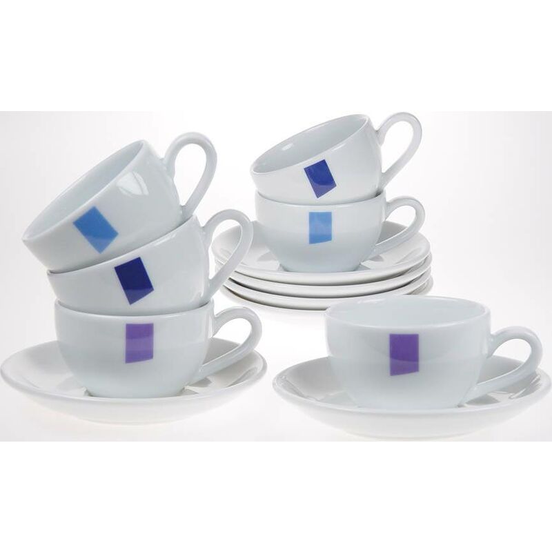 

Taza Café Porcel Decor Juego 6u Coor Textile