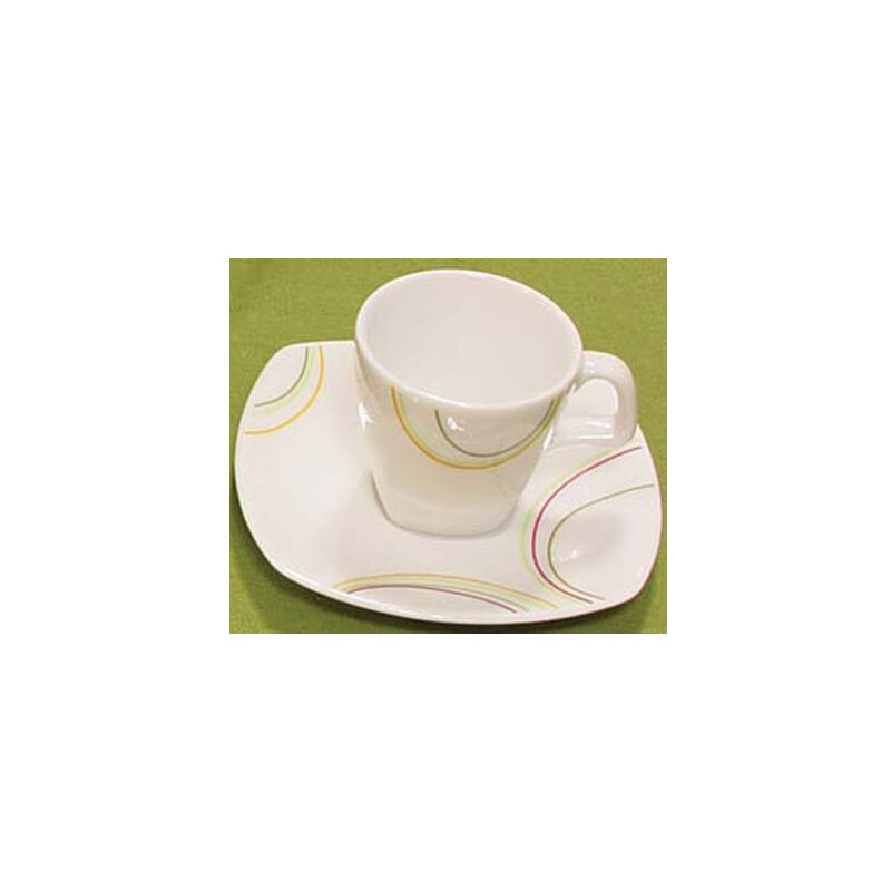 

Taza cafe porcel decor jgo 6u LOTTO-STYLE3 Dankotuwa
