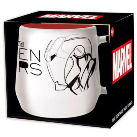 Taza con Caja Marvel Cerámica 360 ml