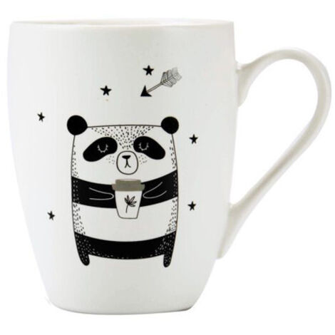 Taza de cerámica con animal de otoño, 340 cc, Kb8