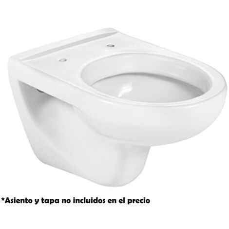 Taza de inodoro suspendida con salida horizontal VICTORIA - ROCA Color: Blanco
