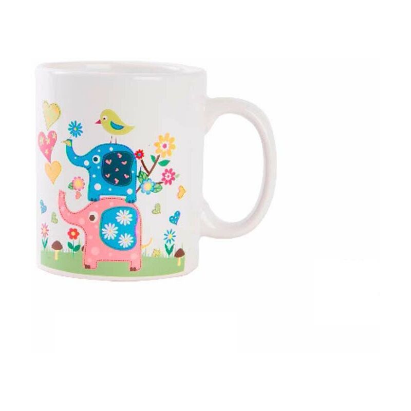 

Home Line - Taza Diseño Naíf en Cerámica con Asa