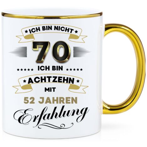 Taza divertida, regalo para un 70 cumpleaños